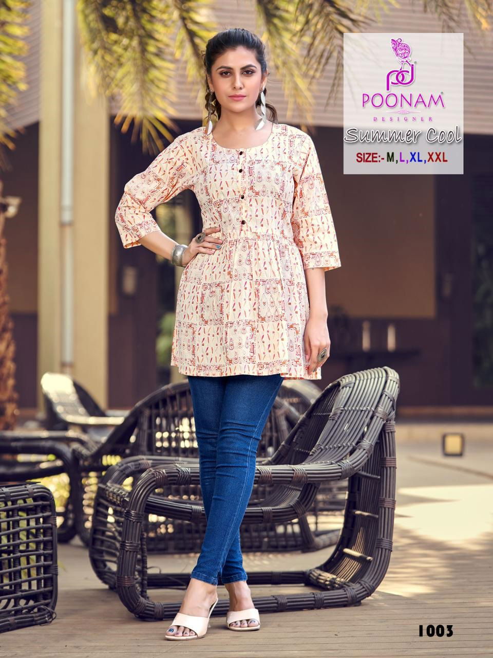 Summer Cool By Poonam Western Ladies Top Catalog